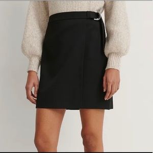 D-Ring Overlap Mini Skirt